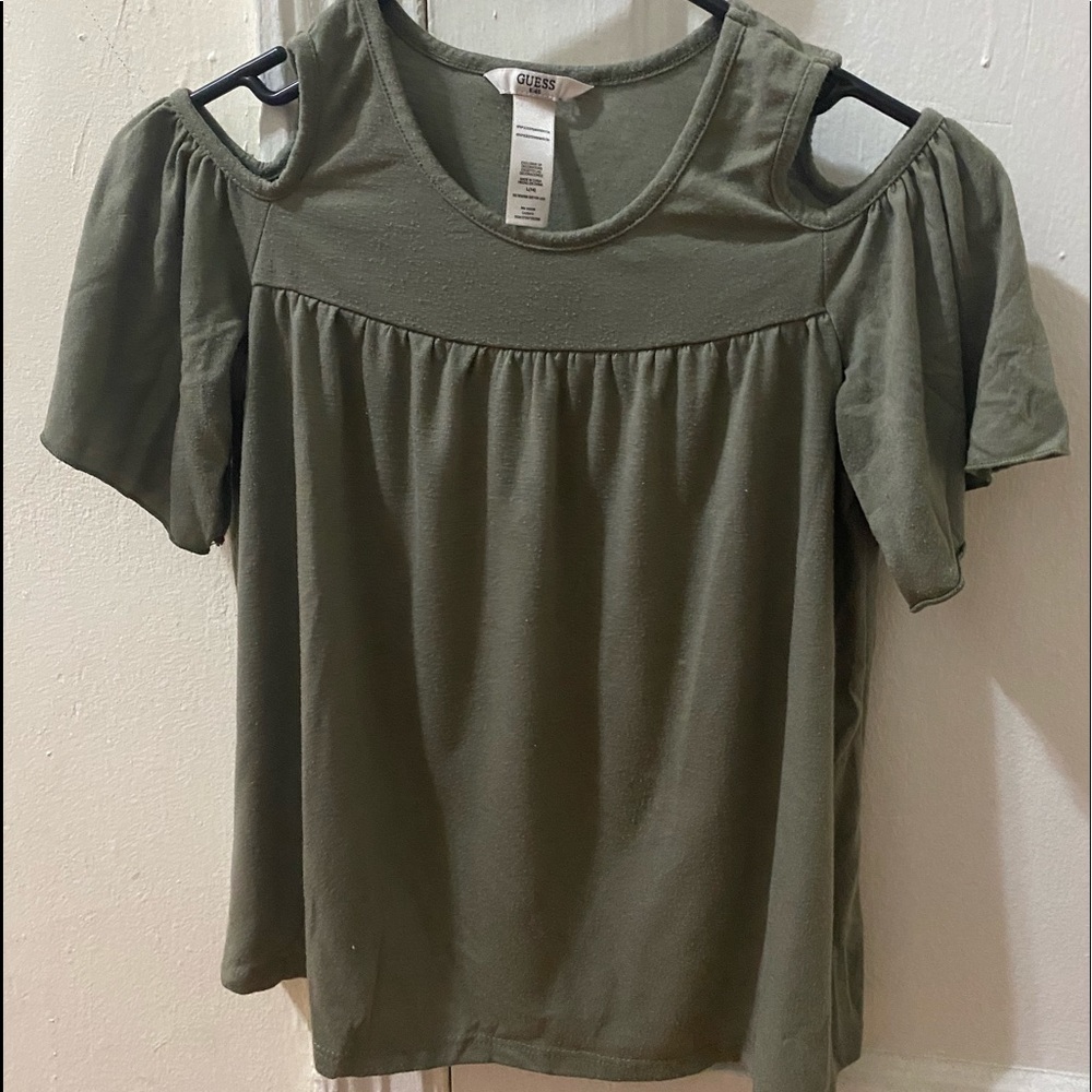 Guess Olive Green Top